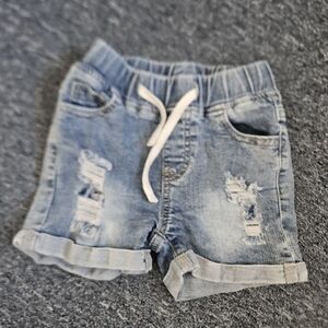 Blue Denim Kids Shorts